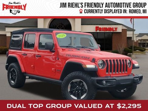 Used 2018 Jeep Wrangler Unlimited Rubicon w/ Dual Top Group image 1