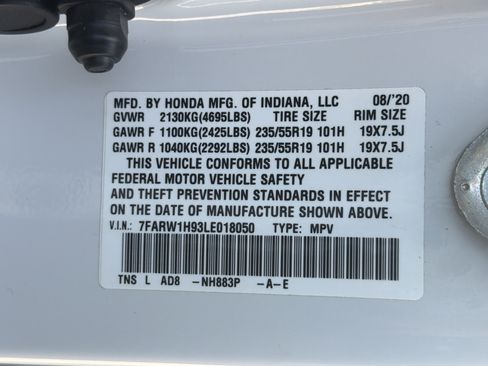 Used 2020 Honda CR-V Touring image 35