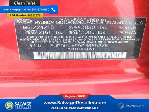 Used 2016 Hyundai Elantra SE image 16