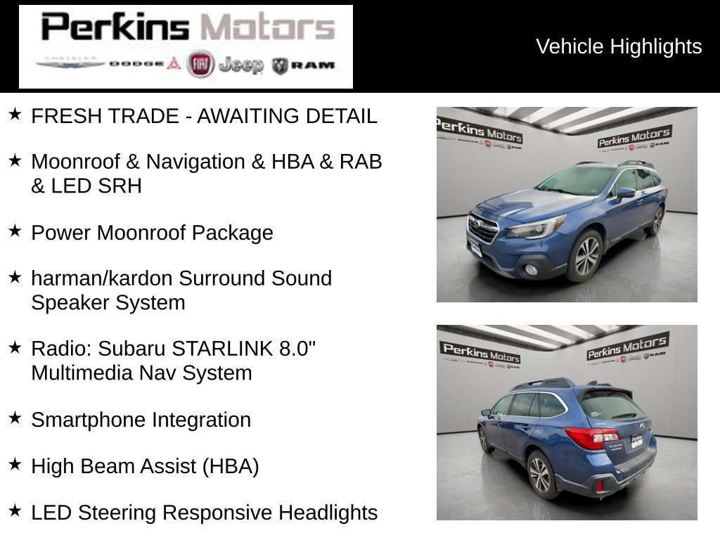 Used 2019 Subaru Outback 3.6R Limited w/ Popular Package #2 AWD/4WD image 9