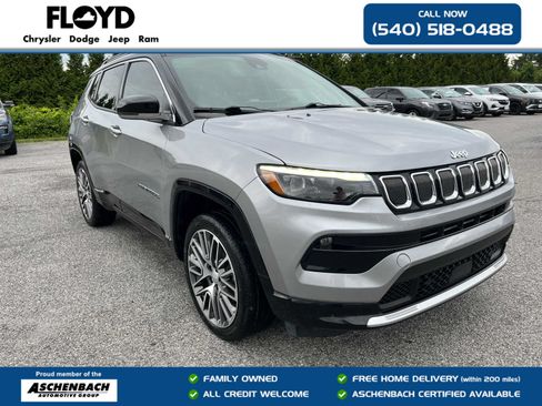 Used 2022 Jeep Compass Limited w/ Elite Group AWD/4WD image 1