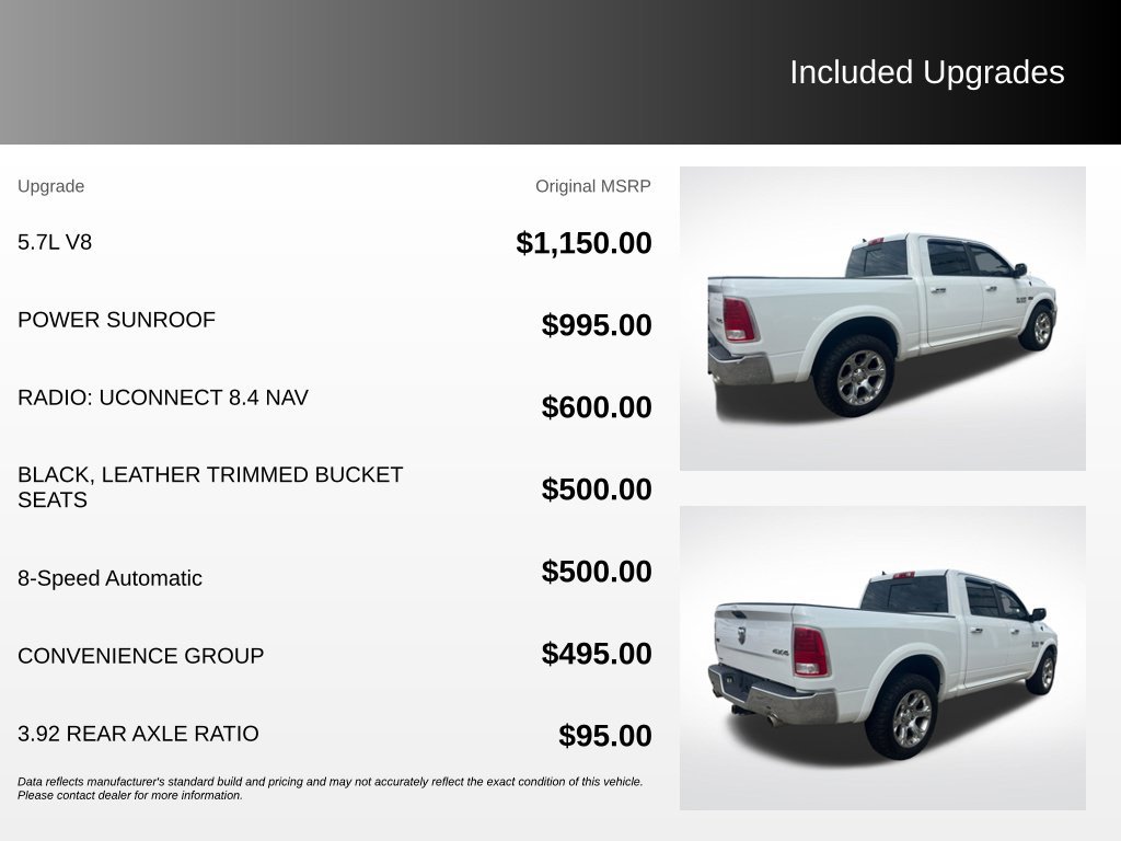 Used 2016 RAM 1500 Laramie w/ Convenience Group AWD/4WD image 5