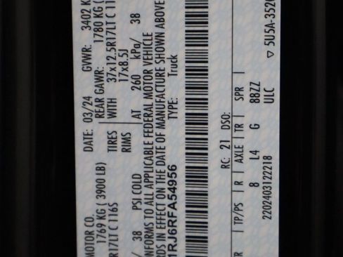 Used 2024 Ford F150 Raptor w/ Equipment Group 803A Raptor R image 29