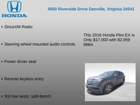 Used 2016 Honda Pilot EX image 7