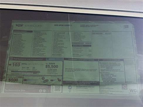 New 2025 Cadillac Optiq Luxury 1 image 20