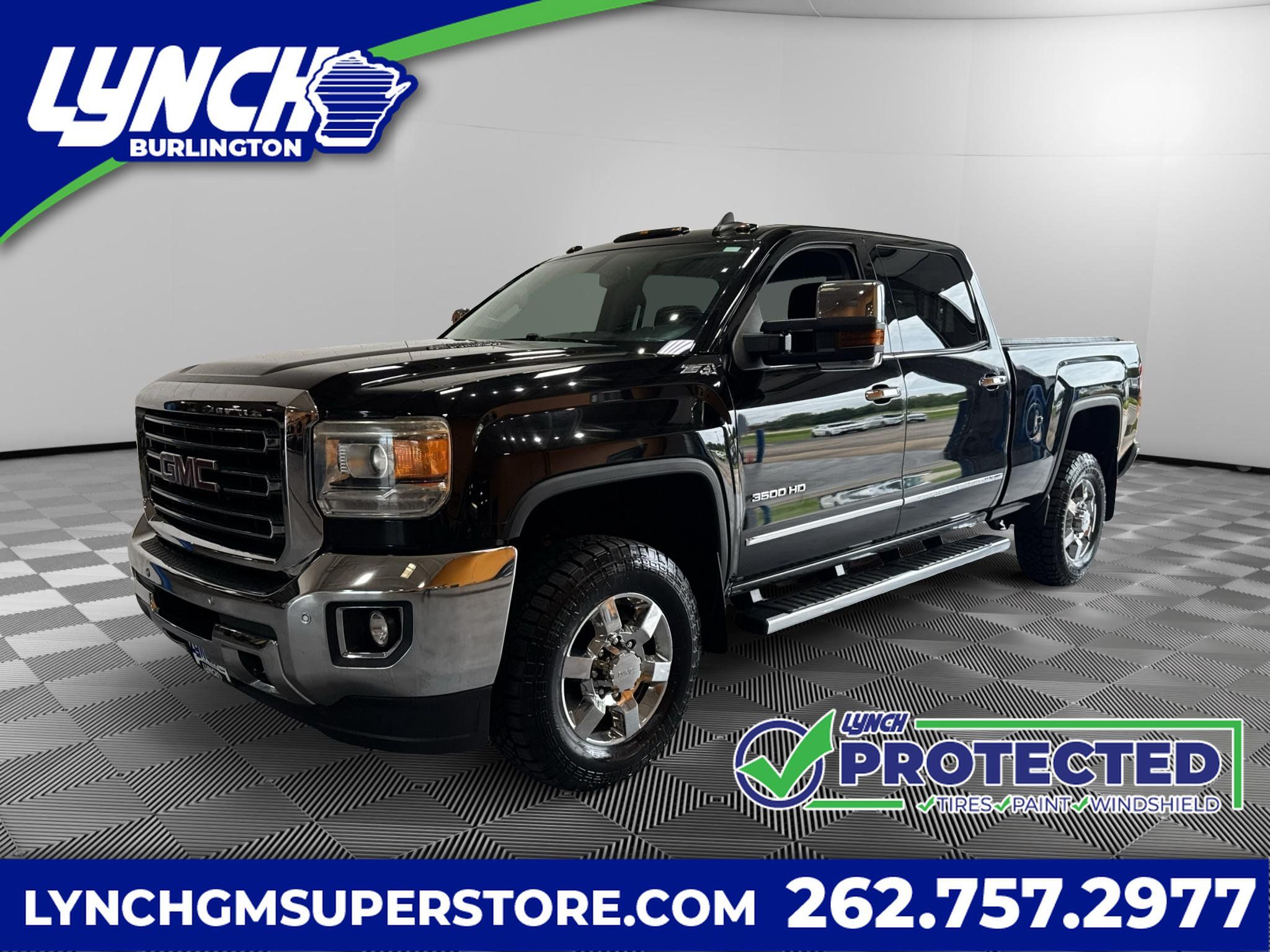 Used 2015 GMC Sierra 3500 SLT w/ Duramax Plus Package AWD/4WD image 1