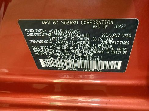 Certified 2024 Subaru Crosstrek 2.0i Premium AWD/4WD image 40