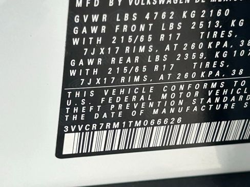 New 2026 Volkswagen Tiguan S FWD image 61