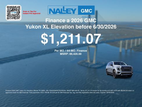 New 2026 GMC Yukon XL Elevation w/ Elevation Premium Package AWD/4WD image 7