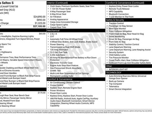 Used 2023 Kia Seltos S image 6