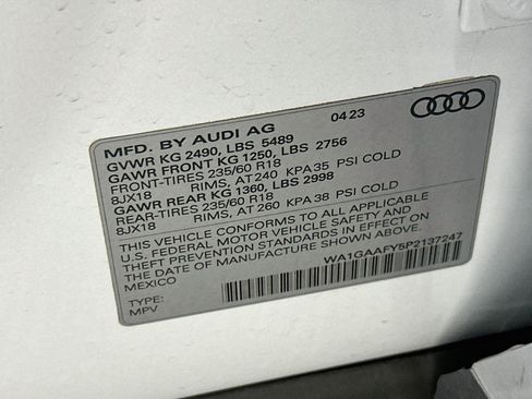 Used 2023 Audi Q5 2.0T Premium w/ Convenience Package AWD/4WD image 12