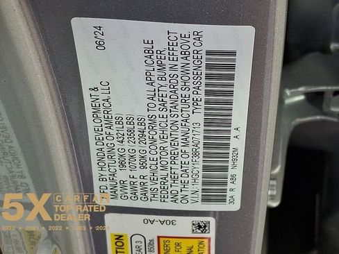 Used 2024 Honda Accord EX image 33