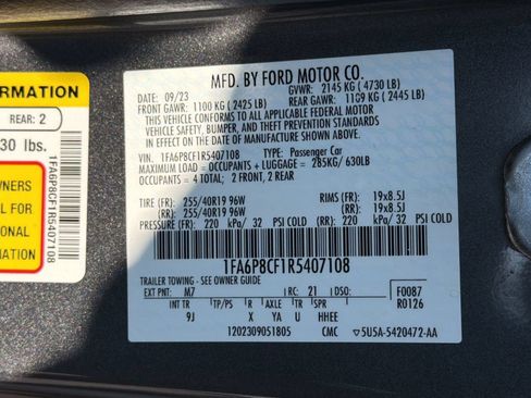 Used 2024 Ford Mustang GT Premium RWD image 22