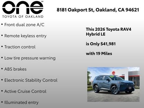 Certified 2026 Toyota RAV4 LE AWD/4WD image 6