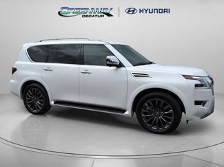 Used 2023 Nissan Armada Platinum w/ Captain's Chairs Package RWD video 1