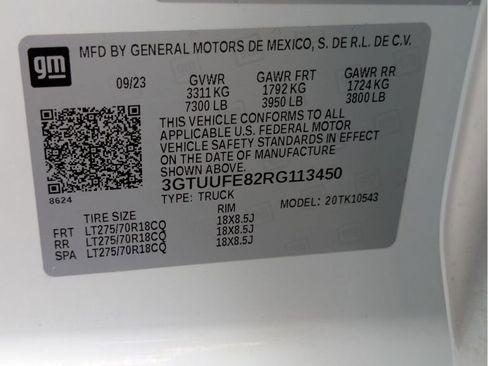 Used 2024 GMC Sierra 1500 AT4X AWD/4WD image 38