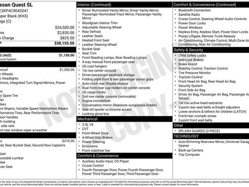 Used 2012 Nissan Quest SL w/ Bose Pkg image 5