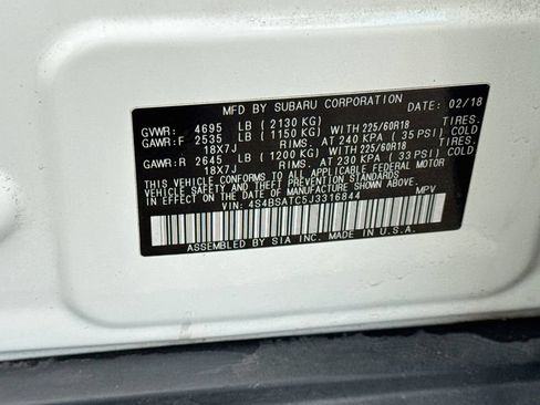 Used 2018 Subaru Outback 2.5i Touring AWD/4WD image 42