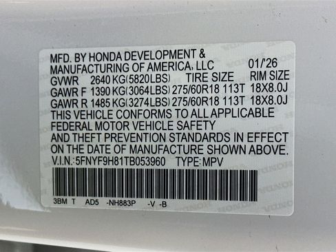 New 2026 Honda Passport TrailSport Elite image 32