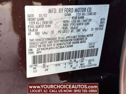 Used 2012 Ford Edge Limited image 20