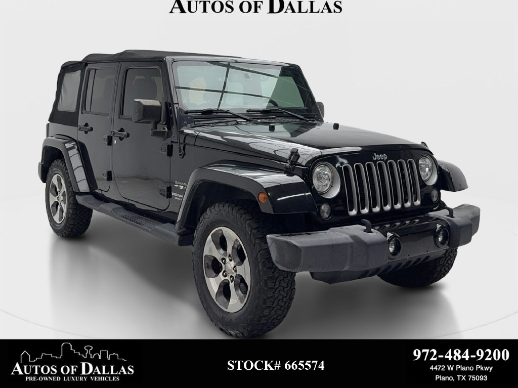 Used 2017 Jeep Wrangler Unlimited Sahara w/ Max Tow Package AWD/4WD image 1