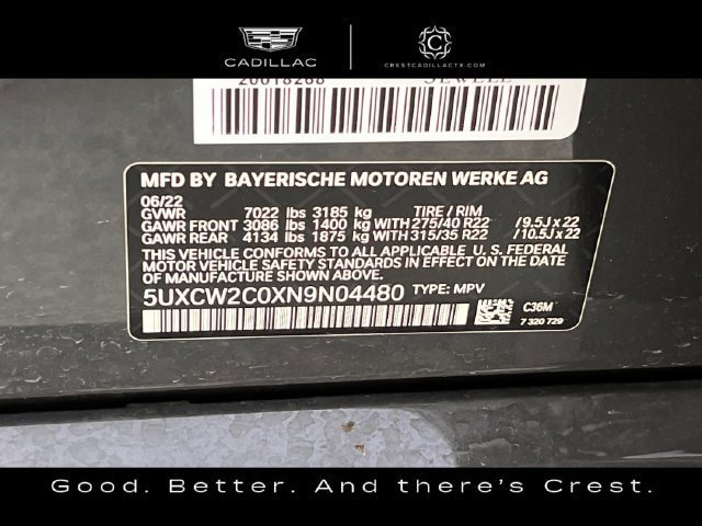 Used 2022 BMW X7 xDrive40i w/ Premium Package AWD/4WD image 31