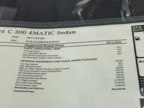 New 2026 Mercedes-Benz C 300 4MATIC Sedan image 17