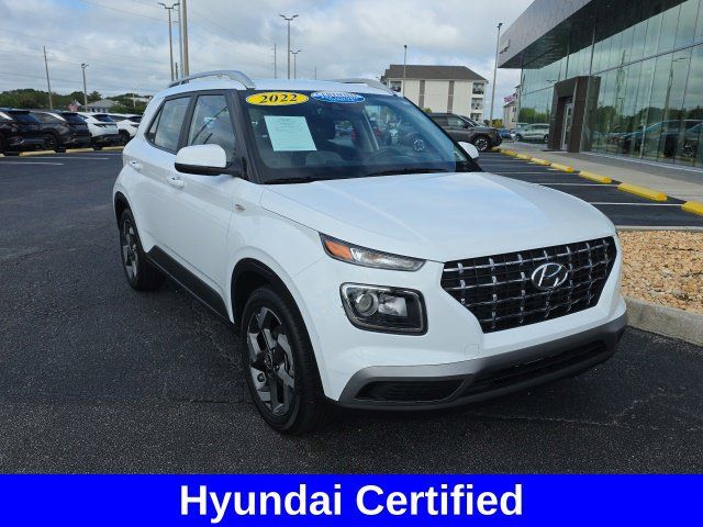 Certified 2022 Hyundai Venue SEL FWD image 1