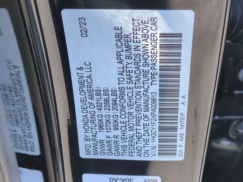 Certified 2023 Honda Accord LX image 27