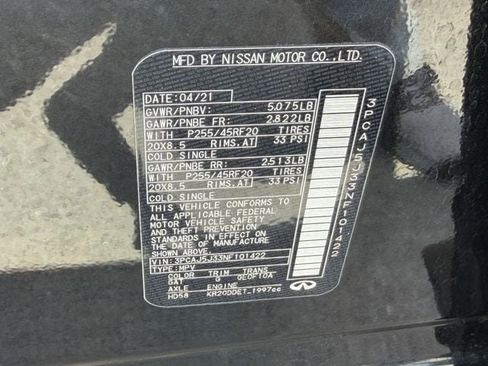 Used 2022 INFINITI QX55 Luxe w/ Cargo Package AWD/4WD image 33