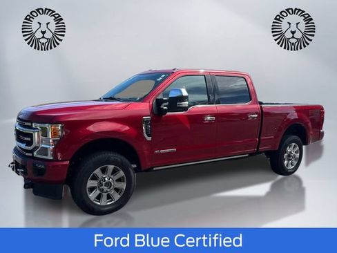 Certified 2021 Ford F350 Platinum w/ FX4 Off-Road Package AWD/4WD image 1