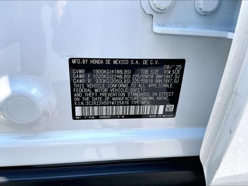 Certified 2026 Honda HR-V Sport image 14