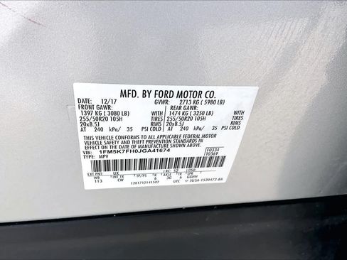 Used 2018 Ford Explorer Limited FWD image 37