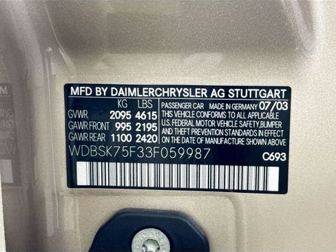 Used 2003 Mercedes-Benz SL 500 image 35