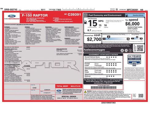 Used 2021 Ford F150 Raptor w/ Raptor 37 Performance Package image 26