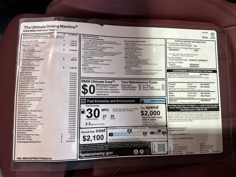 New 2026 BMW 430i w/ M Sport Package RWD image 26