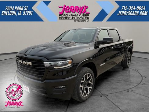 Used 2025 RAM 1500 Laramie w/ Sport Appearance Package image 1