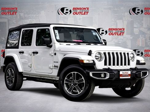 Used 2023 Jeep Wrangler Sahara w/ Cold Weather Group image 1