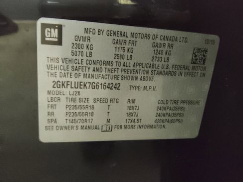 Used 2016 GMC Terrain SLT w/ Open Road Package AWD/4WD image 33