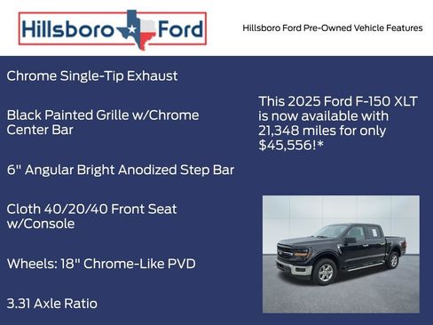 Used 2025 Ford F150 XLT w/ Equipment Group 301A Standard AWD/4WD image 9
