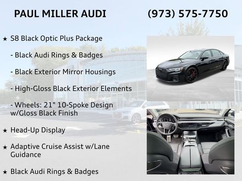 Used 2023 Audi S8 w/ S8 Comfort Plus Package AWD/4WD image 20