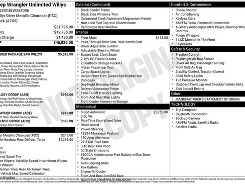 Used 2020 Jeep Wrangler Unlimited Willys image 43