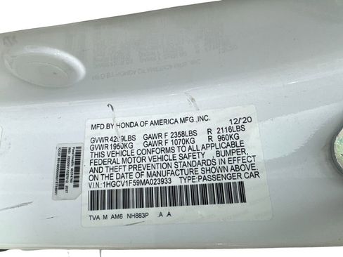 Used 2021 Honda Accord EX-L image 85