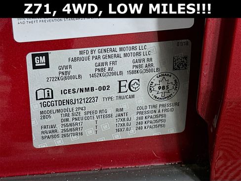 Used 2018 Chevrolet Colorado Z71 image 32