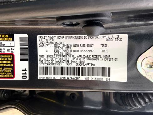 Used 2023 Toyota Tacoma TRD Sport w/ Advanced Technology Package AWD/4WD image 33
