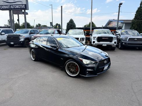Used 2018 INFINITI Q50 Red Sport 400 w/ Sensory Package (Sport) AWD/4WD image 2
