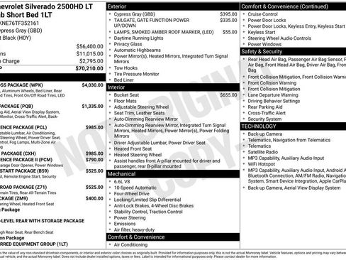 New 2026 Chevrolet Silverado 2500 LT w/ Trail Boss Package AWD/4WD image 28