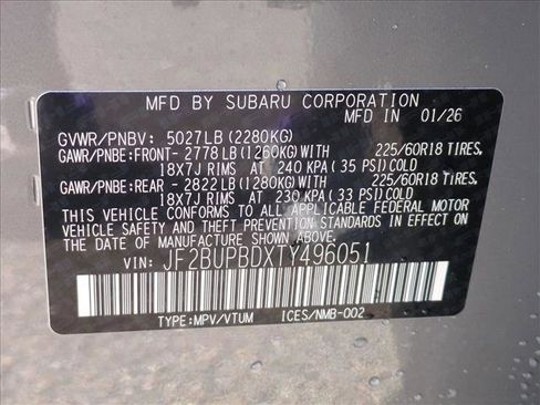 New 2026 Subaru Outback Premium image 18