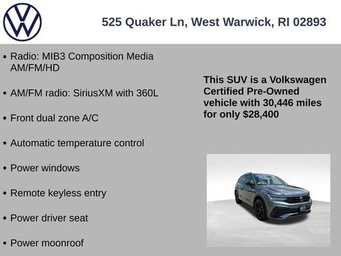 Certified 2024 Volkswagen Tiguan SE R-Line AWD/4WD image 7