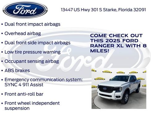 New 2025 Ford Ranger XL image 20